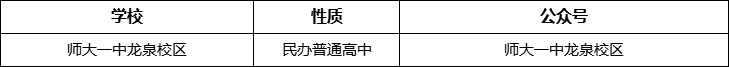 成都市師大一中龍泉校區(qū)官網(wǎng)、網(wǎng)址、官方網(wǎng)站